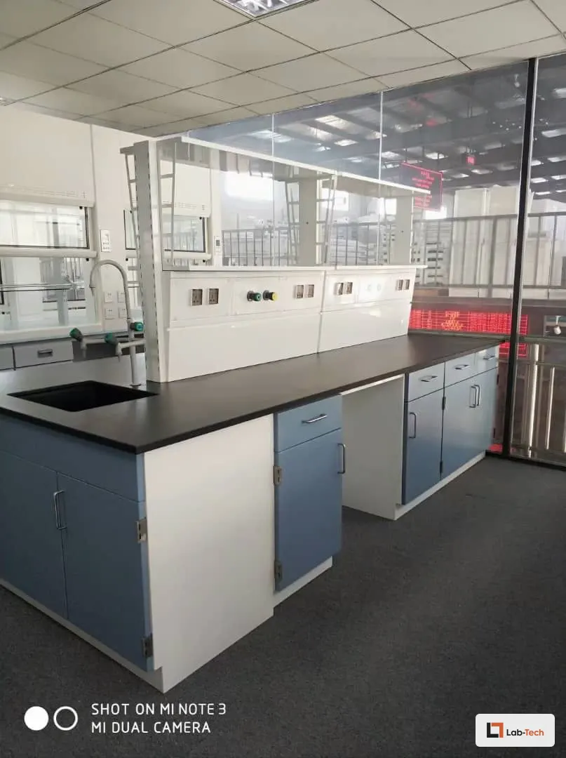 Island Benches built and installed by Lab-Tech — site photo 10