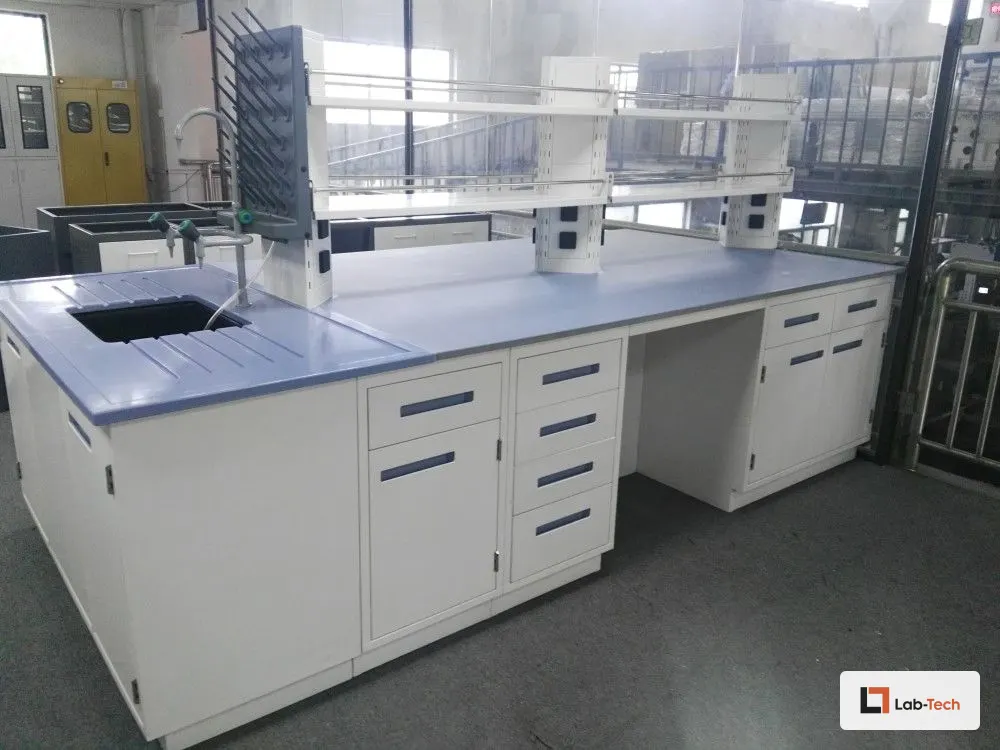 Sink Benches built and installed by Lab-Tech — site photo 7